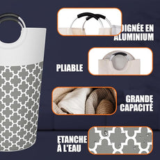 Caroeas 90L Light Laundry Basket (13 Colors), Waterproof Laundry Hamper, Laundry Bag with Padded Handles, Clothes Hamper, Collapsible Laundry Basket Easy Storage