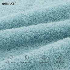 SEMAXE 6-Pack Blue Hand Towels - 27