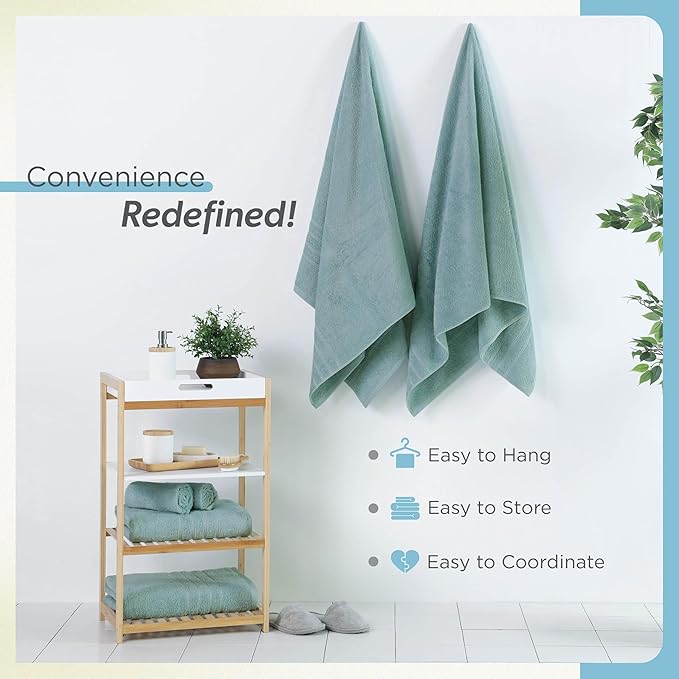 Martex 2-Pack Ultimate Performance Bath Sheet Set – 100% Cotton – 33” x 65” – Extra Large Bath Towels – Versatile – Low-Linting – Supersoft Bathroom Set – Super Absorbent – Easy Care – Mineral