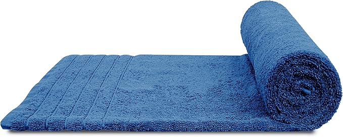 Tens Towels Pack of 2 Extra Large Bath Sheets 35 x 70 Inches, 100% Cotton, Larger & Lighter Weight, Quicker to Dry, Super Soft & Absorbent, Oversized Bath Towels, Blue