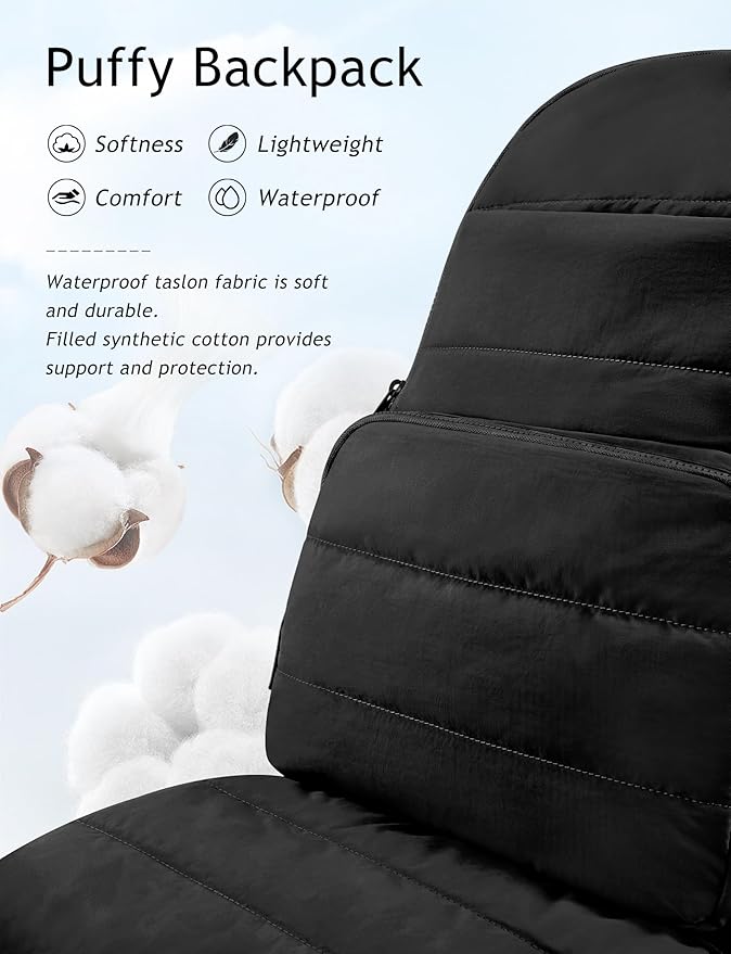 Travel Backpack for Women, 15.6 Inch College Laptop Backpack, Water Resistant Work Backpacks, Cute Quilted Bookbag