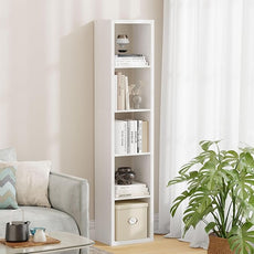 5 Cube Storage Organizer Single Row, Cube Shelf with Heavy-Duty Thick Boards, 13.31