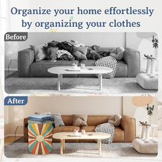 Vintage Sun Laundry Hamper With Handle,Foldable Oxford Cloth Sunrise Sunset Laundry Basket,20.8