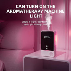 Waterless Essential Oil Diffuser for Home & Office Cordless Battery Operated Aroma Diffuser with 7 Mist Levels, Ultrasonic Air Freshener for Large Rooms Bedroom Bathroom Car Small & Portable