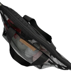 Mesh Shower Caddy Bag Portable Hanging Toiletry and Bath Organizer with Zipper for Travel, Gym, Camping, College Dorms, Beach