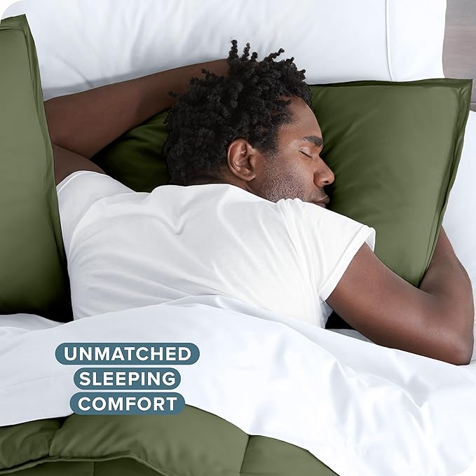 Bare Home Bedding Duvet Cover California King Size - Premium 1800 Super Soft Collection - Lightweight, Cooling - Soft Breathable Bedding Duvet Cover (Cal King, Cypress)