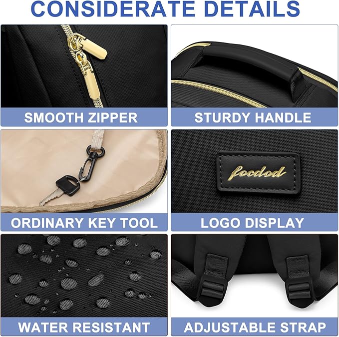 Laptop Backpack for Women Bookbag: 17 inch Work School Backpacks with Pouch Pocket for Large Capacity Cup & USB Charger College Book Bag Travel Business Nurse Teacher Bookbags Anti-theft Back Pack