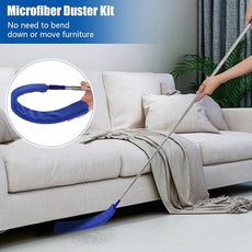 9PCS Dusters for Cleaning,Extendable Microfiber Duster with Extension Pole Up to 100'',Bendable Washable and Reusable Dusters Kit for Ceiling Fans, Blinds, High Ceilings, Furniture,Cars