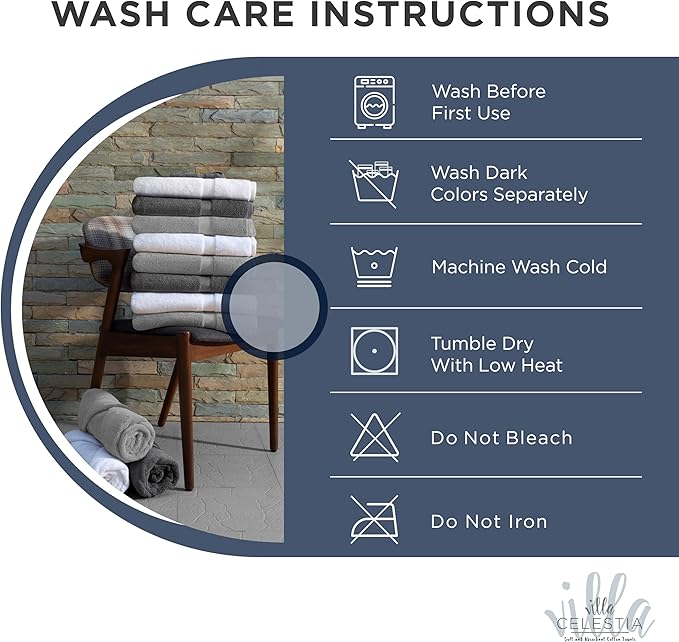 100% Cotton Hand Towel Set of 4, (16 x 28 inches) Sustainable, Soft, Highly Absorbent, Quick Drying, Combed Cotton Hand Towels Pack of 4 Ideal for Hotels, Spa, Bathroom, Dorm, Navy Blue