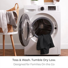 Mellanni Split King Sheet Set - 7-Piece Iconic Collection Bedding, (Including 4 Pillowcases), 16-Inch Deep Pocket, Easy Care, Extra Soft, Cooling Sheets, Brushed Microfiber - Black