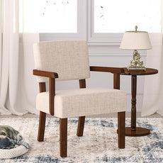Accent Chair, Oversize Living Room Chairs with Soft Seat & Armrests for Living & Dinning Rooms