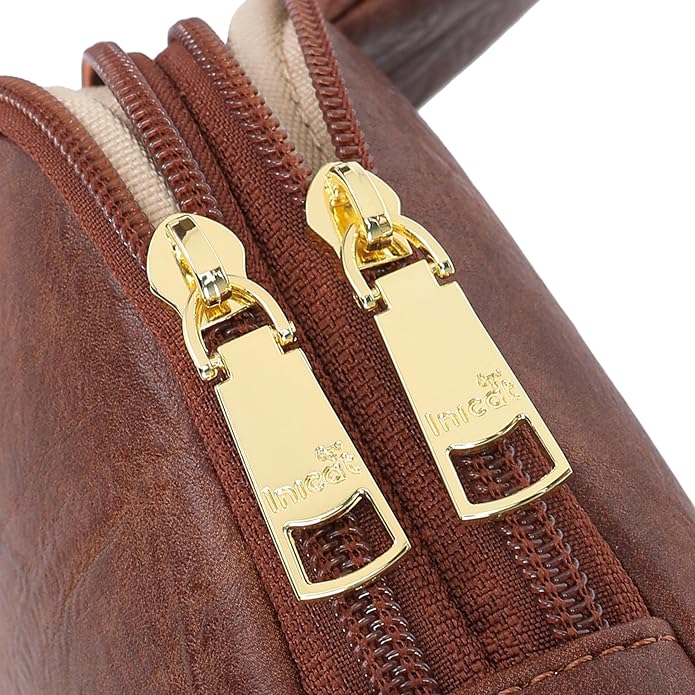 INICAT Travel Small Crossbody Sling Bags Women Cross Body Purses Passport Holder Vegan Leather Fanny Packs Birthday Gifts
