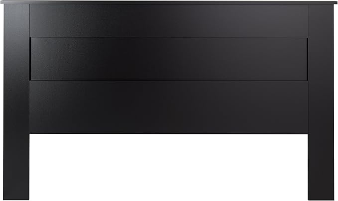 Prepac Stylish Flat Wood Panel Headboard for King Size Beds, Simplistic Wooden King Headboard 2.25" D x 81" W x 48" H, Black, BHFK-1301-1