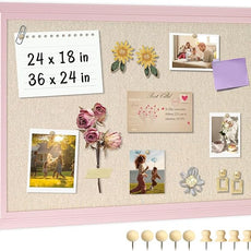 Large Cork Board with Linen, 36