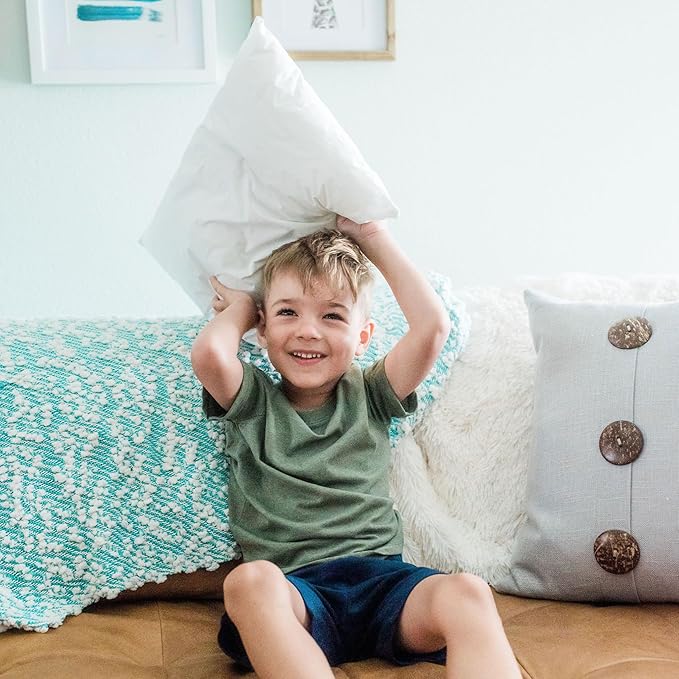 Youth Pillow - 16 X 22 - Soft & Hypoallergenic - Kids Sleeping Pillow - Toddler Bed Pillow - Perfect Size - Backed by Our Love The Fluff Guarantee (2 Pack)