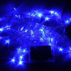 Karlling Battery Operated Blue 40 LED Fairy Light String Wedding Party Xmas Christmas Decorations(Blue,5 Pack)