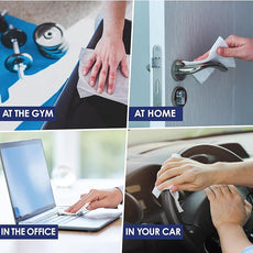 Mediwiper 10 Count Alcohol-Free Sanitizing Wipes Disinfecting Large Unscented Wet Wipes Bulk, Hand Sanitizer (10 Wipes, 100 Wipes (10 * 10))