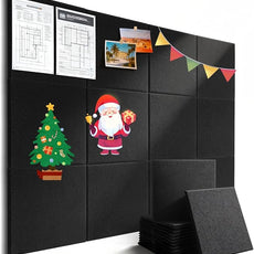 12 Pack Cork Boards for Walls, 48