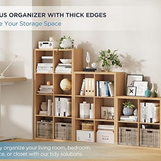 7 Cube Storage Organizer, Cube Shelf with Heavy-Duty Thick Boards, 25.12