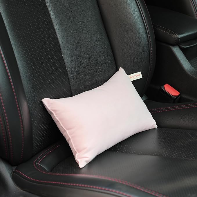 NTBAY Tiny Pillows, Down Alternative 7"x11" Microfiber Mini Pillow for Travel, Pets, Soft Machine Washable Small Pillows for Neck, Wrist, Lumbar and Knee, Orange