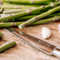 Yatoshi Professional Kitchen Knife Set, 15 Pieces, High Carbon Stainless Steel, Ergonomic Handle