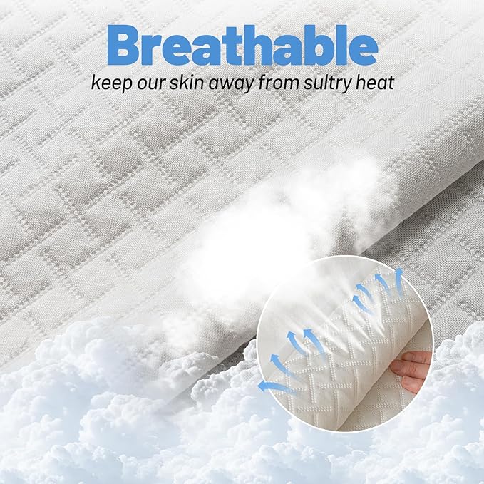 Premium Bamboo Mattress Protector – Twin Size, Waterproof, & Ultra Soft Breathable Noiseless Washable Bed Mattress Cover for Comfort & Protection MC02TWIN-T