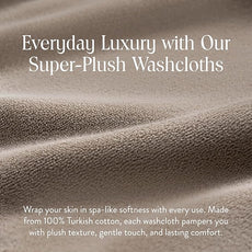 Brooklinen Super-Plush Turkish Cotton Washcloths - Set of 2 - Cotton, 820 GSM, Highly Absorbent, Machine Washable, Perfect for Home & Bathroom (13