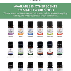 Essence Pearl Travel Case - Wearable Aromatherapy Kit with Nasal Diffuser Rings, Soaking Bay, and 5mL Essential Oil – Portable Wellness Gift Set for On?The?Go Self Care