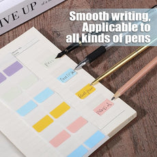 240 Pcs 1Inch Sticky Index Tabs, Colored Book Sticky Tabs for Notebooks, Repositionable Page Tabs for Notebooks File Classification