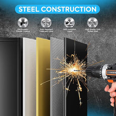 SUXXAN Broom Closet Storage Cabinet 71.4