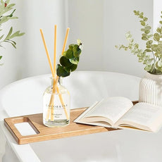 COCORRÍNA Eucalyptus Reed Diffuser Set of 3 - Eucalyptus & Moss, Clean Linen, Ocean Mist Scents, 1.7 fl oz Each, Total 5.1 oz, Scented Oil Diffusers for Home & Office
