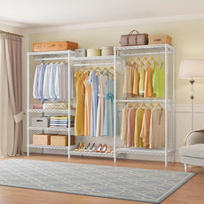 VIPEK V5 Plus Portable Closet Wardrobe Heavy Duty Clothes Rack, Large Free Standing Closet Rack for Hanging Clothes, 85.4