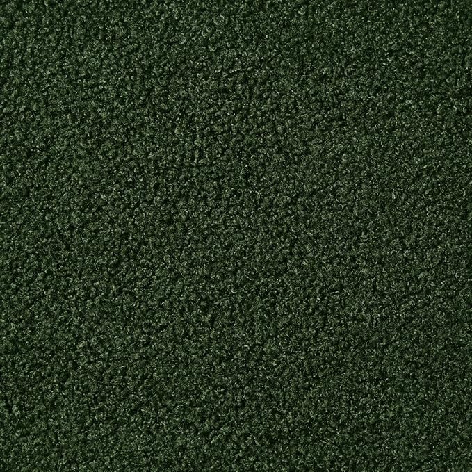 24KF Modern Upholstered Bed Bench Covered with Soft Boucle Teddy Fabric, Lovely Entryway Bench Ottoman with Armrest,5062-Dark Green