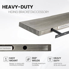 Fun Memories Floating Shelves for Wall, 55