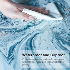 QIYI Large Desk Pad, Keyboard Mouse Pad Desktop Decor, Waterproof PU Leather Desk Cover Protector, Desk Accessories for Office Home Work Writing Gaming 31.5