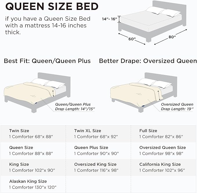 Bedsure Comforter Duvet Insert - Quilted Comforters Queen Size, All Season Duvet, GentleSoft Down Alternative Bedding, with 8 Tabs, Gifts for Women/Men, Sage Green, Queen 88 x 88 Inches