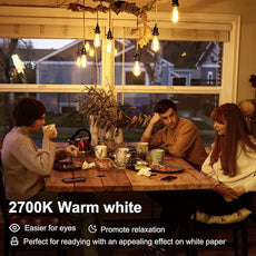 TJOY 10 Pack Vintage 8W ST58 LED Edison Light Bulbs, Dimmable, 60W Equivalent, 800Lumens, 2700K Warm White, E26 Base LED Filament Bulb, CRI80+, Antique Glass Style for Home, Bedroom, Office, Farmhouse