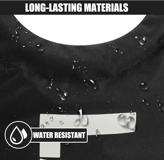 DOKEHOM 160L XX-Large Laundry Basket (7 Colors), Collapsible Laundry Bag, Foldable Laundry Hamper, Folding Washing Bin (Black, XXL)