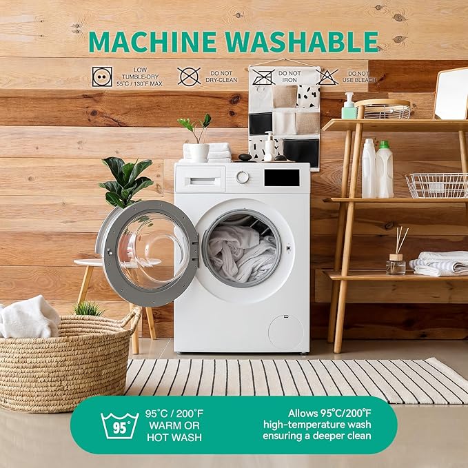 LAVANCE Waterproof Mattress Protector King Size, Premium Cotton Terry, Soft Noiseless Washable Bed Mattress Cover with 6"-21" Deep Pocket, 76"x80"