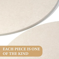 Koville 2 Pcs Marble Corner Shower Shelves for Bathroom, 10'' Marble Corner Shelf for Bath, Wall Mounted Stone Shower Caddy, No Drilling Adhesive Bathroom Shelf - Sahara Sand (No Glue Included)