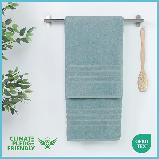 Martex 2-Pack Ultimate Performance Bath Sheet Set – 100% Cotton – 33” x 65” – Extra Large Bath Towels – Versatile – Low-Linting – Supersoft Bathroom Set – Super Absorbent – Easy Care – Mineral