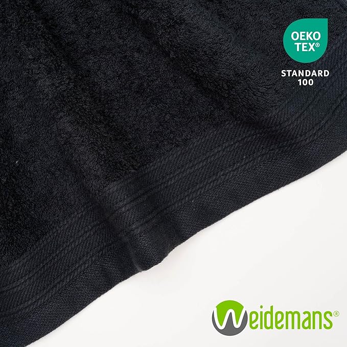 100% Cotton Towels 35" X 70" | Black Towels Set of 1 Ultra Soft and Highly Absorbent Bath Towel Set Cotton, Gym, Hotel, Spa, Machine Washable