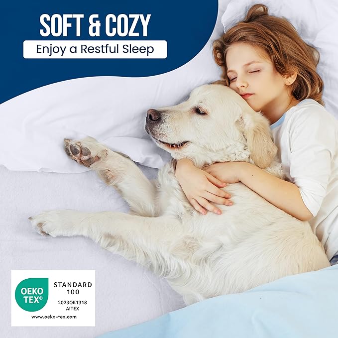 Utopia Bedding Waterproof Mattress Protector Twin Size 14 Pack, Premium 200 GSM Terry Mattress Cover, Soft & Breathable Bed Cover, Fitted Sheet Style with Stretchable Deep Pockets 15" (White)