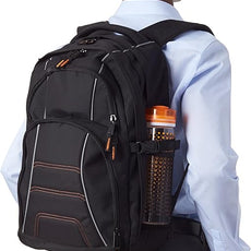 Amazon Basics Laptop Backpack Fits Up to 17-Inch Laptops, Black