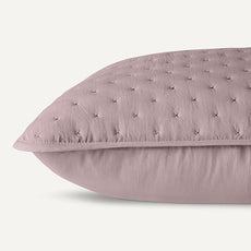 Amazon Basics Brushed Microfiber Quilt Set, Extra Soft with Natural Texture, 3-Piece,King, Purple