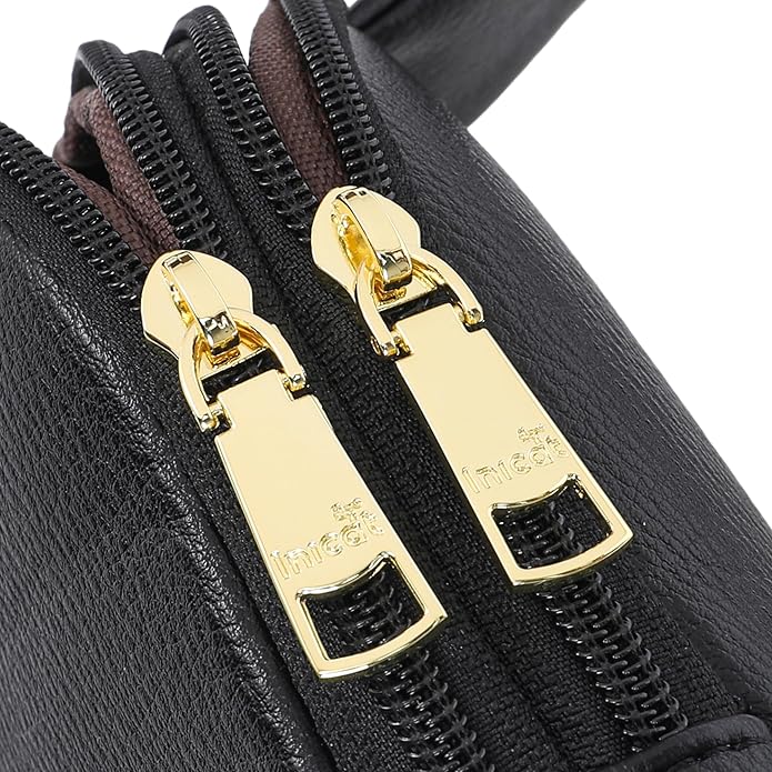 INICAT Travel Small Crossbody Sling Bags Women Cross Body Purses Passport Holder Vegan Leather Fanny Packs Birthday Gifts