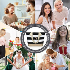 YOOLIFE Beach Bags for Women - Travel Canvas Beach Tote, Pool Waterproof Bag, Travel Essentials, Gifts for Women Birthday