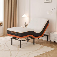 ESHINE Adjustable Bed Frame + 10 Inch Gel Memory Foam Mattress Twin XL Adjustable Bed Bluetooth APP Control, Wireless Remote, Zero Gravity, Anti Snore, Head and Foot Incline, 2000 Series