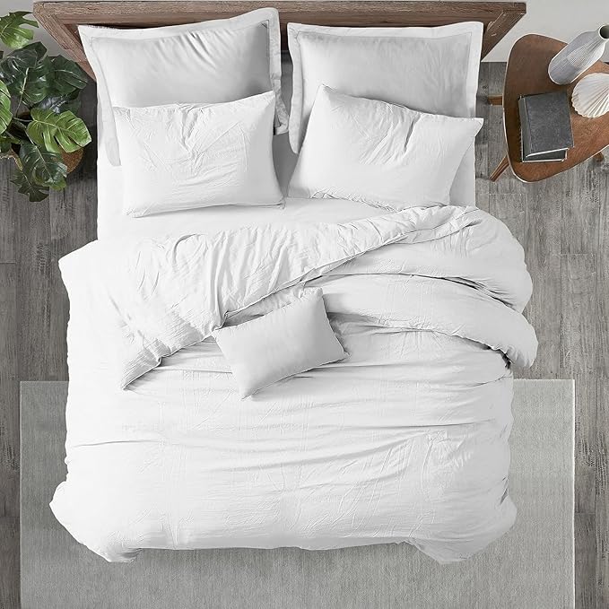 Kotton Culture 1 Pc 120"x120" Duvet Cover Super King Plus/Super Oversize King Size 100% Egyptian Cotton - 600 TC Comforter Cover, Zipper Closure & Corner Ties - Fits Only Extra Large Inserts - White