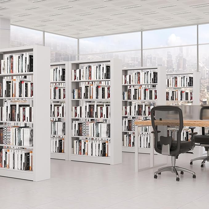White Subframe - Cannot be Used Alone. Need to be Used in Conjunction with The 68.9" Tall Main Bookshelf